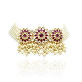 Naaima Polki Pearl Choker Set - The Pashm